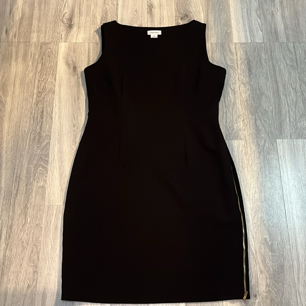Calvin Klein black sleeveless dress